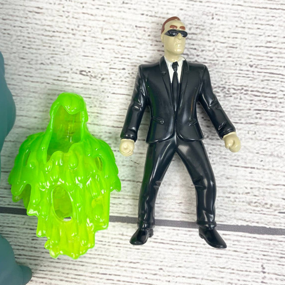 VNT 1998 Men in Black MIB Slimed-Out Agent Kay Kids Meal Toy Set - Picture 8 of 10